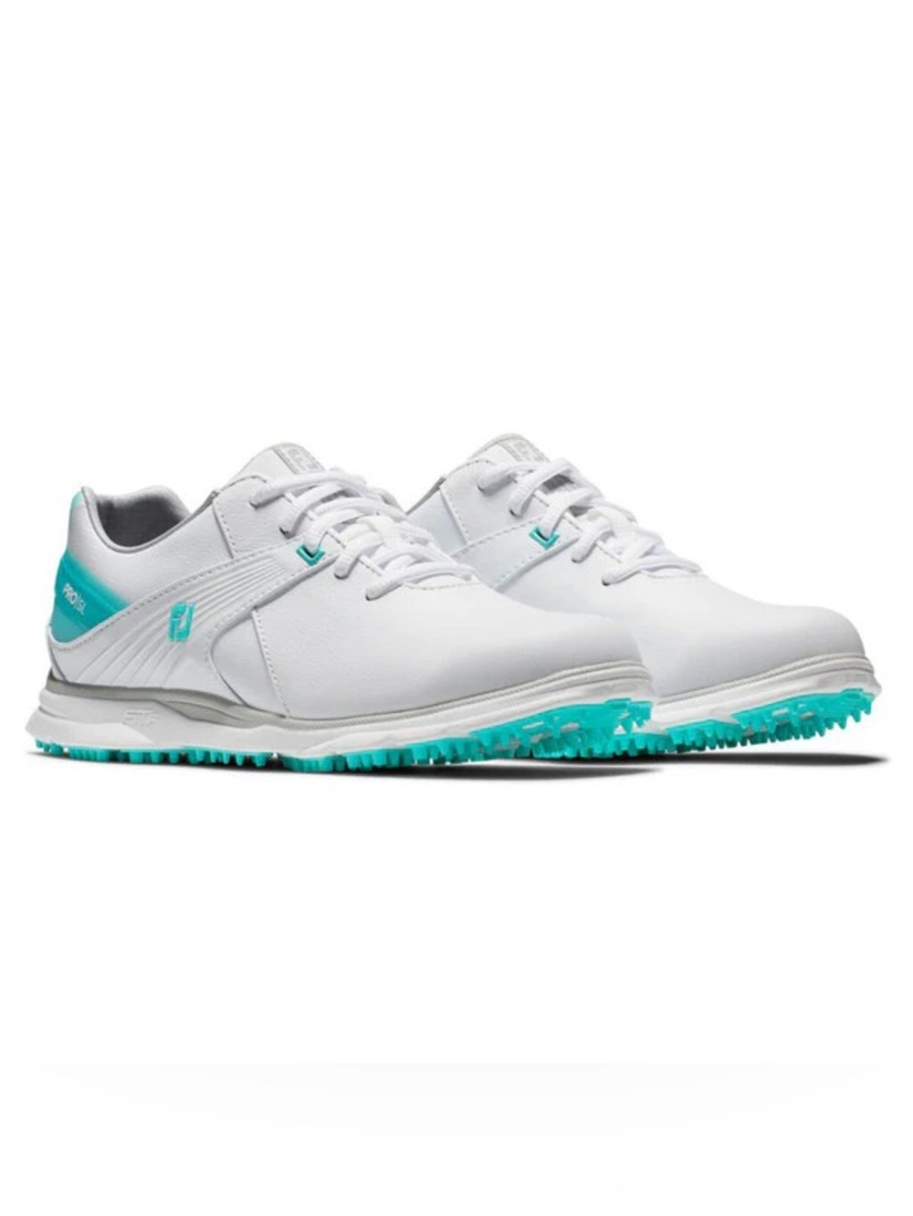 FootJoy Women's Shoe Pro-SL 98117 leather golf shoes in white size 8